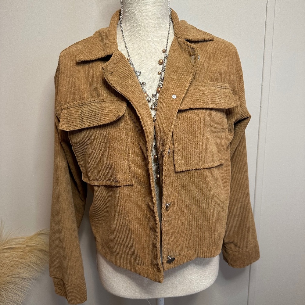 Corduroy Button Jacket